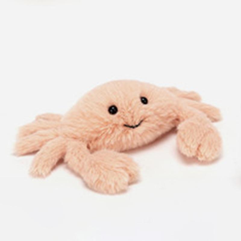 JELLYCAT Ocean Series Animal Fluffy Crab Soothing Doll Plush Doll 11cm high
