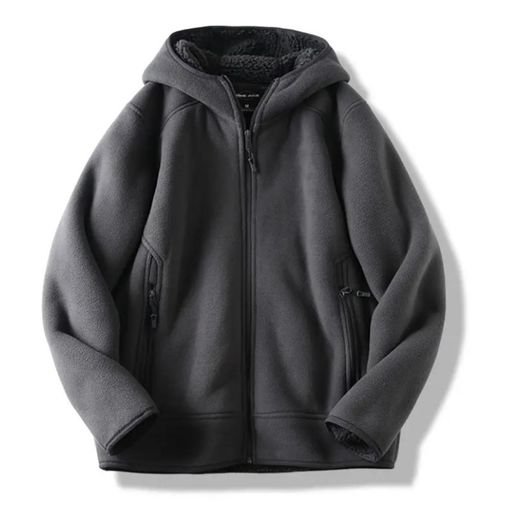 Men And Women With The Same Chunky Warm Hooded Sweater Casual Casual All Loose Windproof Jacket