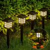 1PC Square LED Solar Pathway Lights Lawn Lamp Outdoor Solar Lamp Decoration for Garden Yard Patio