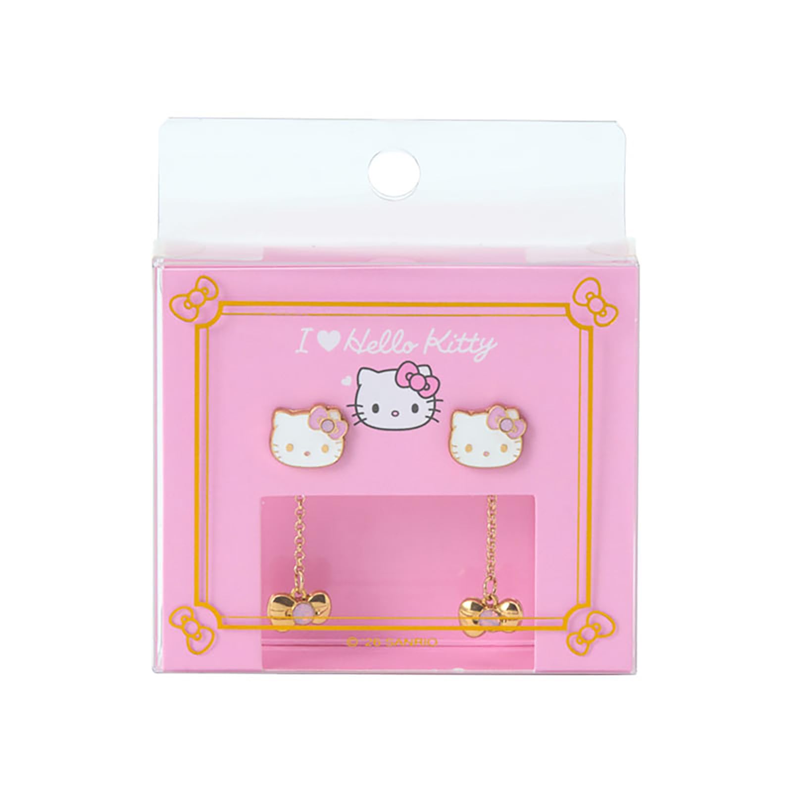 Sanrio Earrings Love Hello Hello Kitty Pink 925659 (SANRIO) (I Kitty)