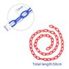 5pcs/lot 50cm Plastic Link Chain Colorful Extension Chains For Jewelry Making DIY Bracelet Necklace Phone Key Bag Chain Supplies