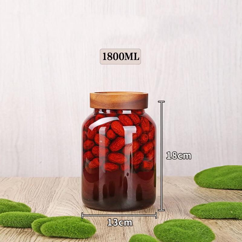 ZISIZ Glass Threaded Sealing Jar