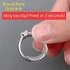 8Pcs/set Silicone Ring Size Adjuster Loose Rings Ring Size Retainer  for Rings Jewelry Tools