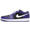 Air Jordan 1 Low 'Court Purple' (Unisex) Court Purple / Black / White Vintage Basketball Shoes 553558 501