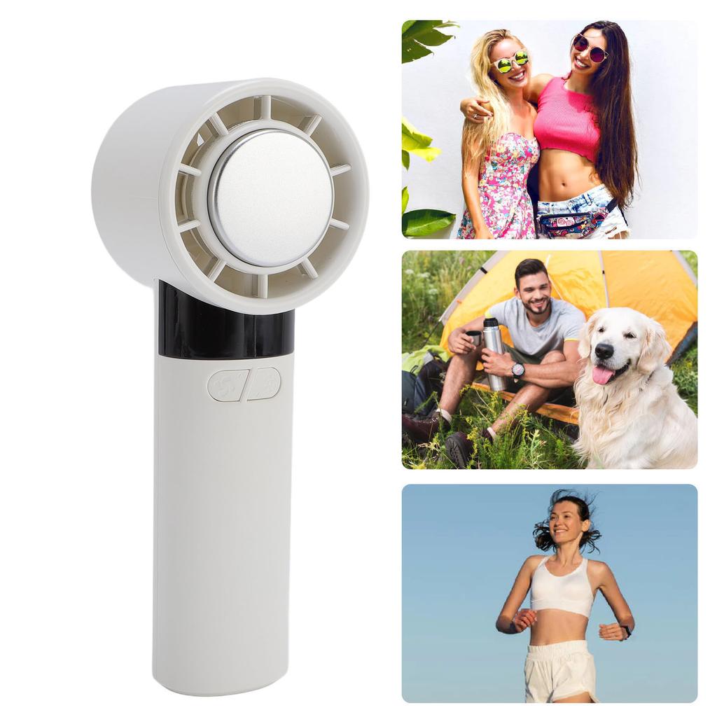 Handheld Cooling Fan   Wind Speed   Cooling Fan with Hook for Travel Outdoor 3000mAh Battery