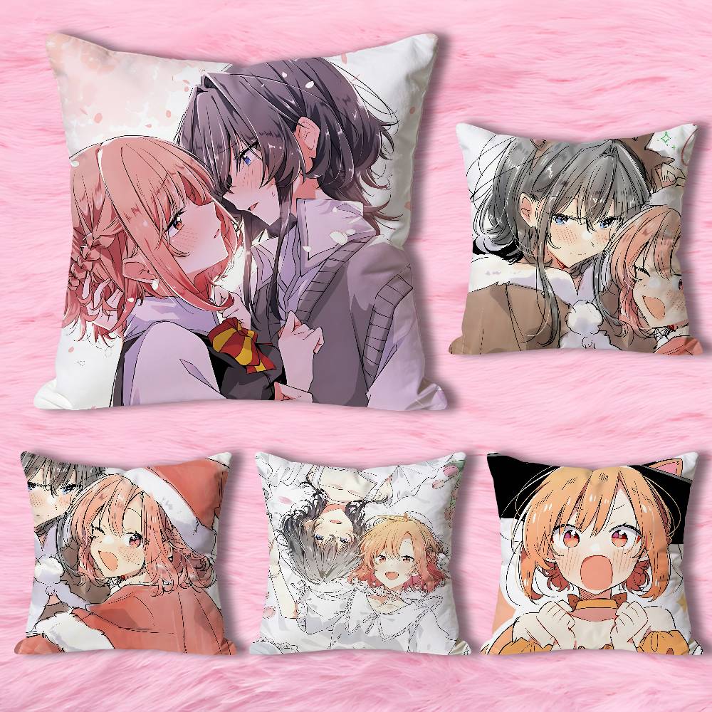 W-Whisper Me a Love Song Manga Celebrity Merchandise All-Match Printed Pillow Case Sofa Car Office Room Decoration Protector