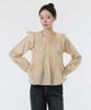 Keulleiseu Shoulder Frill Blouse_Beige