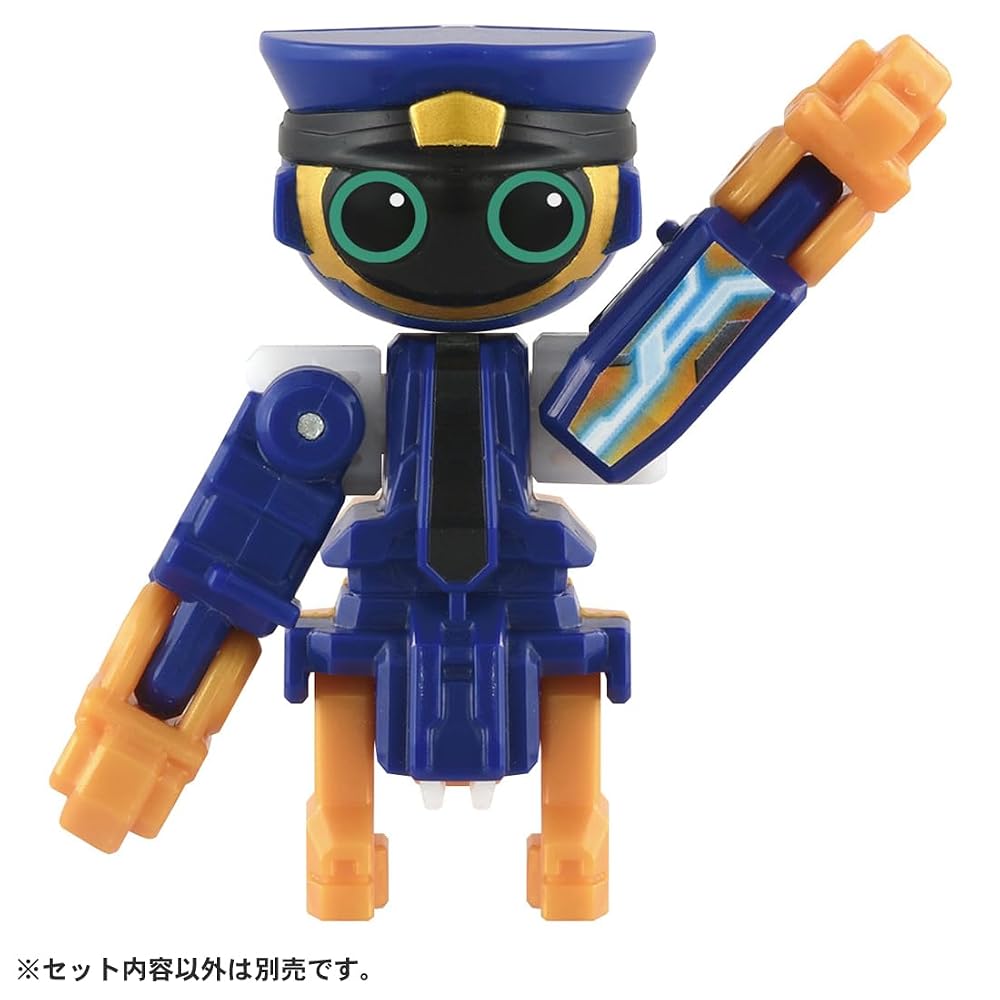 TAKARA TOMY Tomica Job Labor TJBDX Rising Police Braver Deca Ride Armor White Motorcycle DX Set Toy 3+
