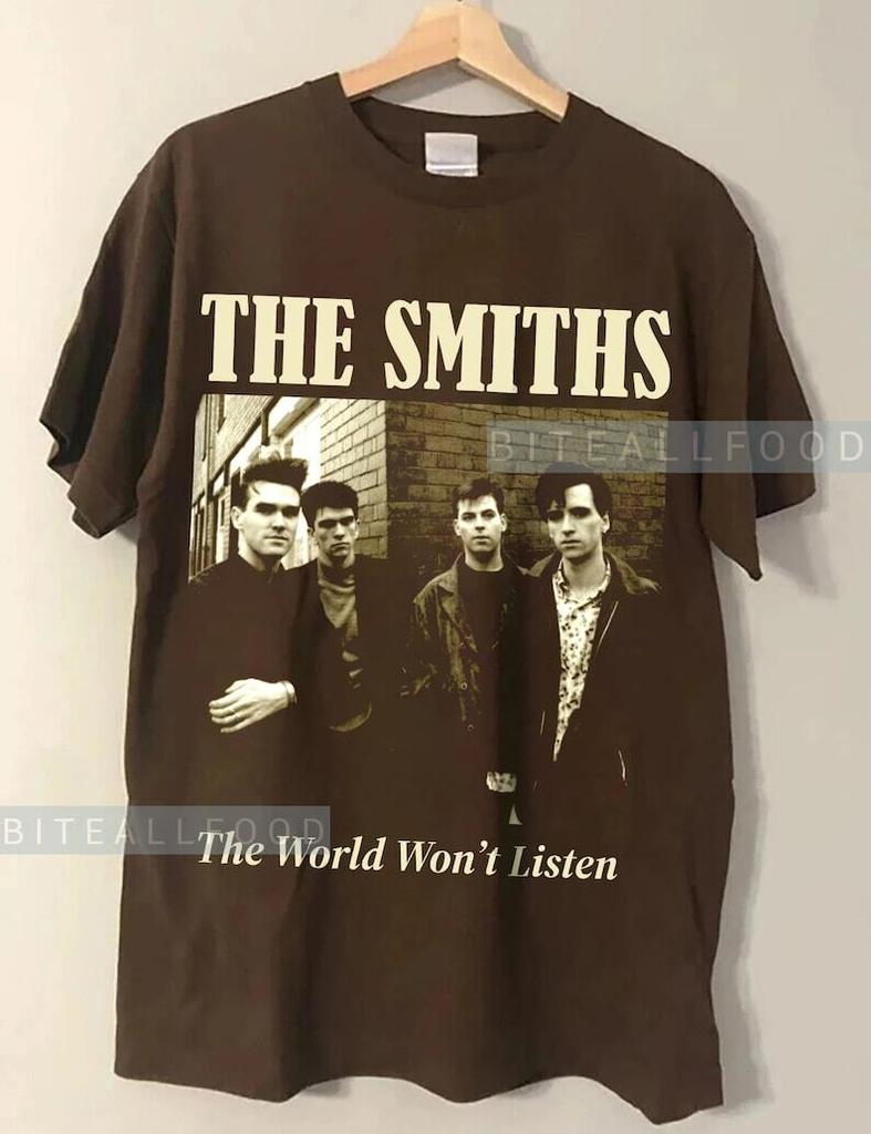 The Smiths The World Wont Listen Rock Tour Concert Unisex Tshirt S5XL KH5049