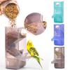 Bird Feeder Automatic Hanging Cup Food Dish for Cockatiels Canaries for Sun Conu