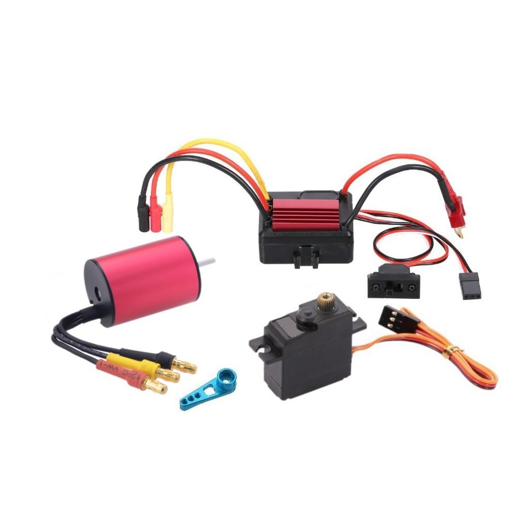 RCtown Brushless Upgrade Kit Motor For Wltoys A959-b A979-b Esc Receiver Remote Controller Servo Set Rc Car Spare Parts