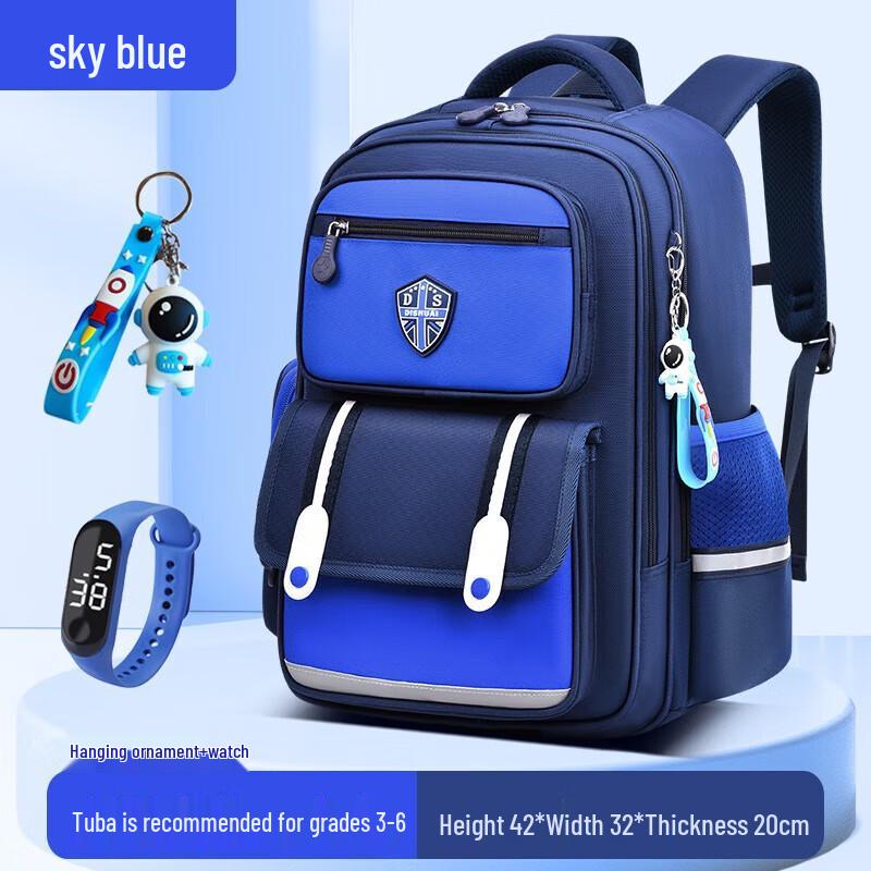 

Lishen Boys Large Capacity Primary School Backpack
