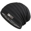 Hot Sale Unisex Fashion Hat Fur Lined Beanie Hat Keep Warm Winter Hat Thick Soft Knit Hat For Male & Female