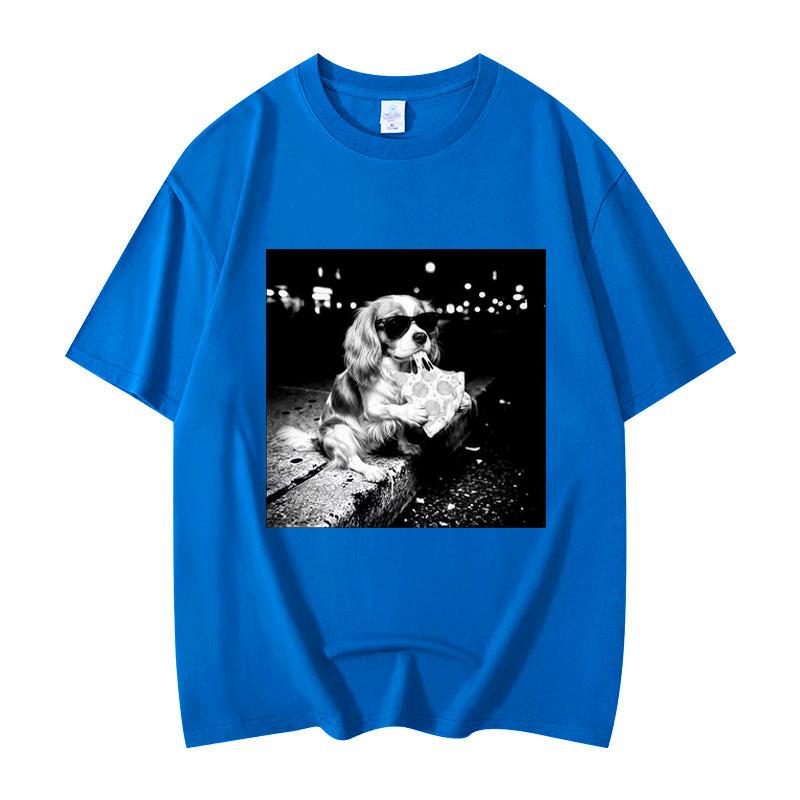 Funny Cavalier King Meme Tshirt Unisex Women Fashion Vintage Short Sleeve Tshirts Summer High Quality Cotton Oversized T Shirts