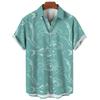 Hawaiian Shirts for Men Casual Tees Sea Life Pattern Short Sleeve Top Summer Fashion Shirt  Octopus Print T-Shirt Men's Clothing
