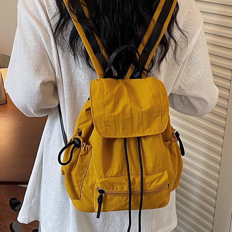 Schoolbag Handsome Mijia 1011 New Fashion Simple Lazy Wind Backpack Japanese Casual College Student School Bag Women's Backpack