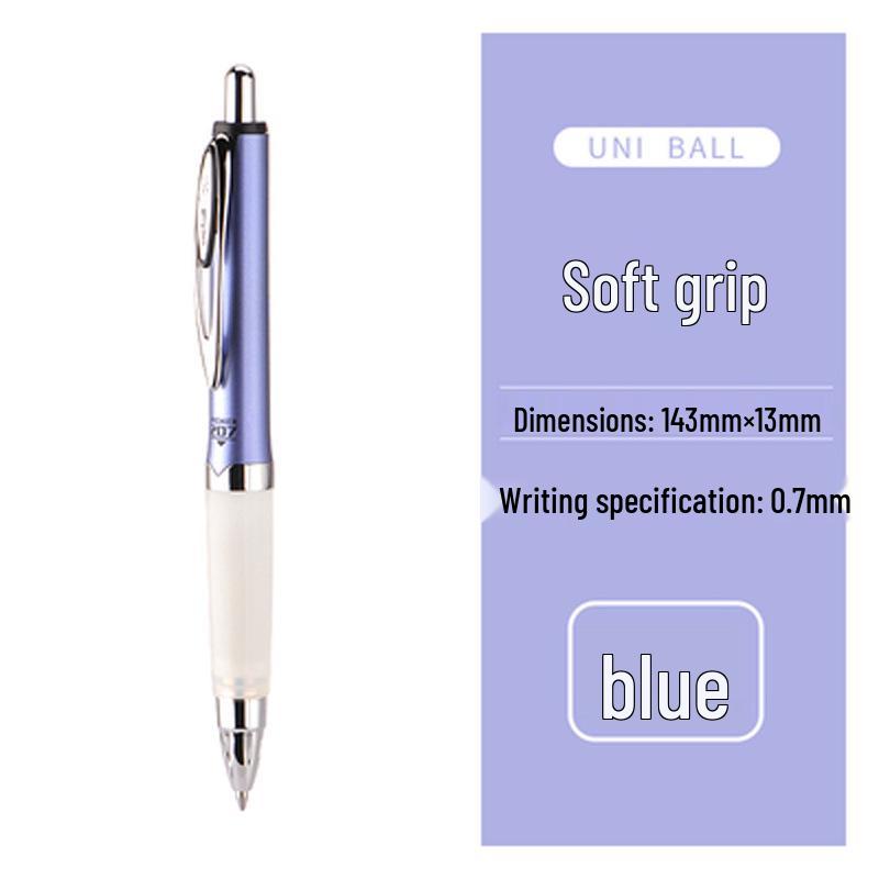 

Mitsubishi Neutral Click-Type 0.7mm Pen, Soft Grip, Quick-Drying for Signatures & Exams 0.7mm