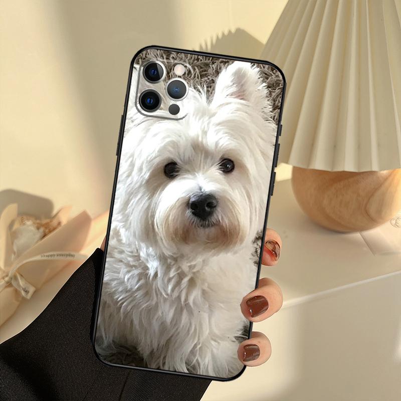 Westie Dog Phone Case For iPhone 14 16 15 11 12 13 17 Pro Max 13 mini 15 16 Plus 16e 17 Air Cover Funda