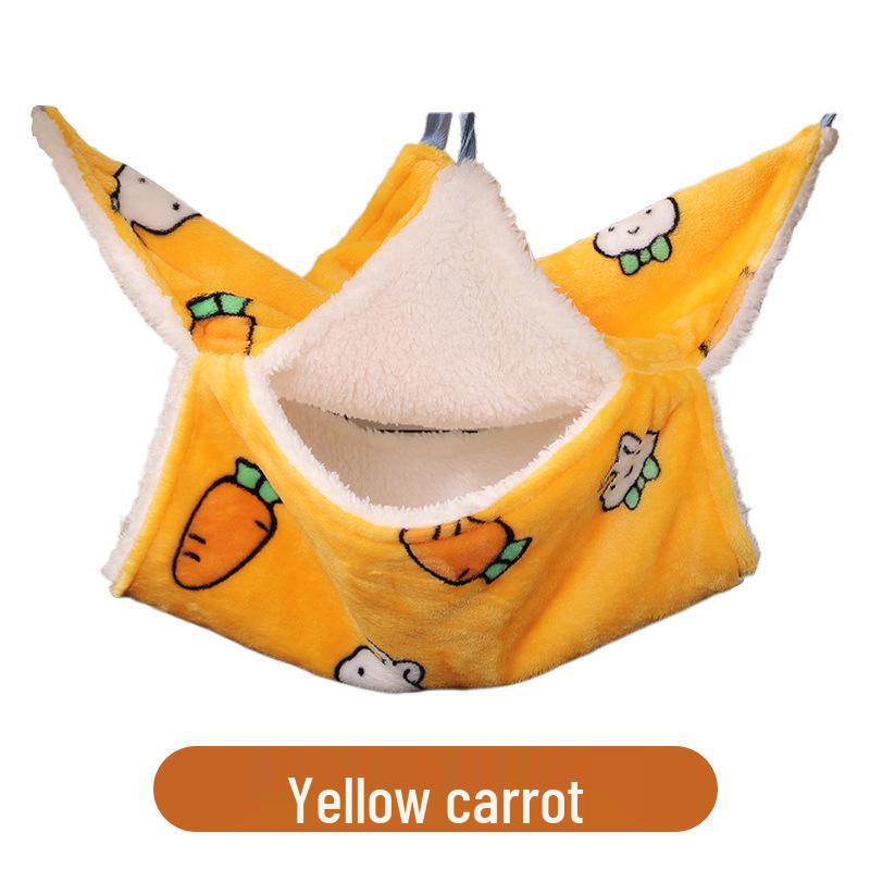 Small Pet Hammock: Cozy Autumn/Winter Sleep Sack for Sugar Gliders, Hamsters, and Squirrels