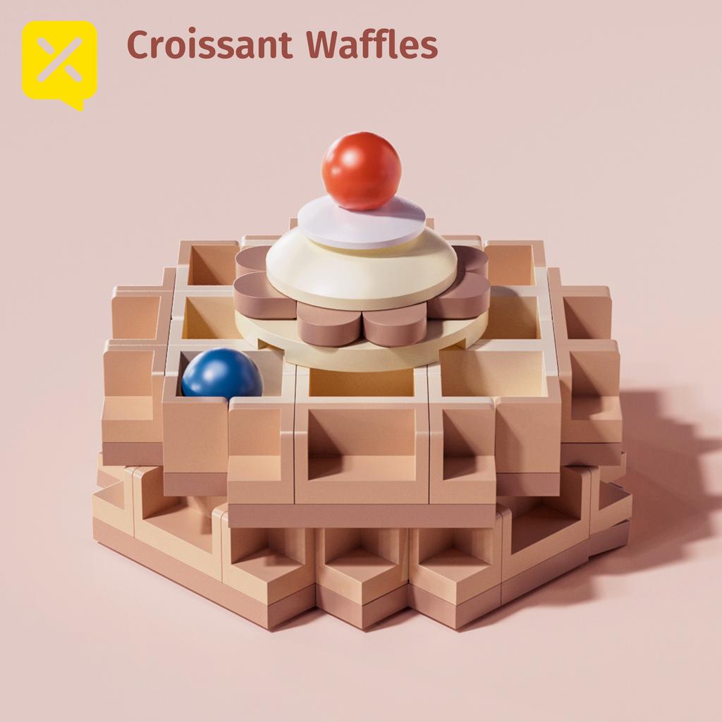 ToylinX Cake Blocks Toys 12 Types Plastic Cute Dessert Toys Model Building Blocks Girls Birthday Gift For Boys Girls and Friends