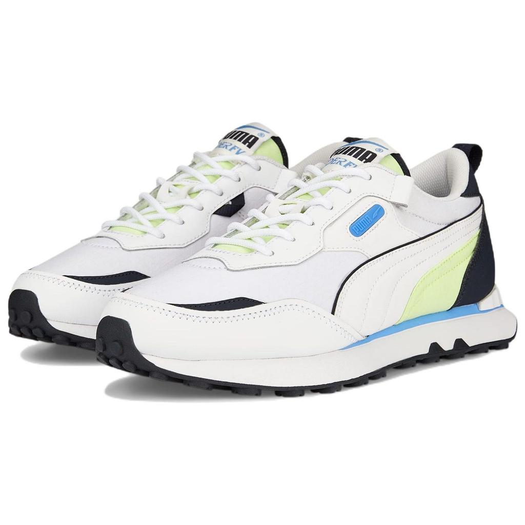 Puma Rider Fv Ultra Fabric Sports Low-Top Lifestyle Shoes Unisex Sneaker White Blue Green 387505-01