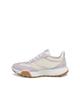 ECCO Women's Retro Leather Casual Sneaker Boots, 24.0 cm, 3E, Available in Violet Ice/Limestone/Limestone/White