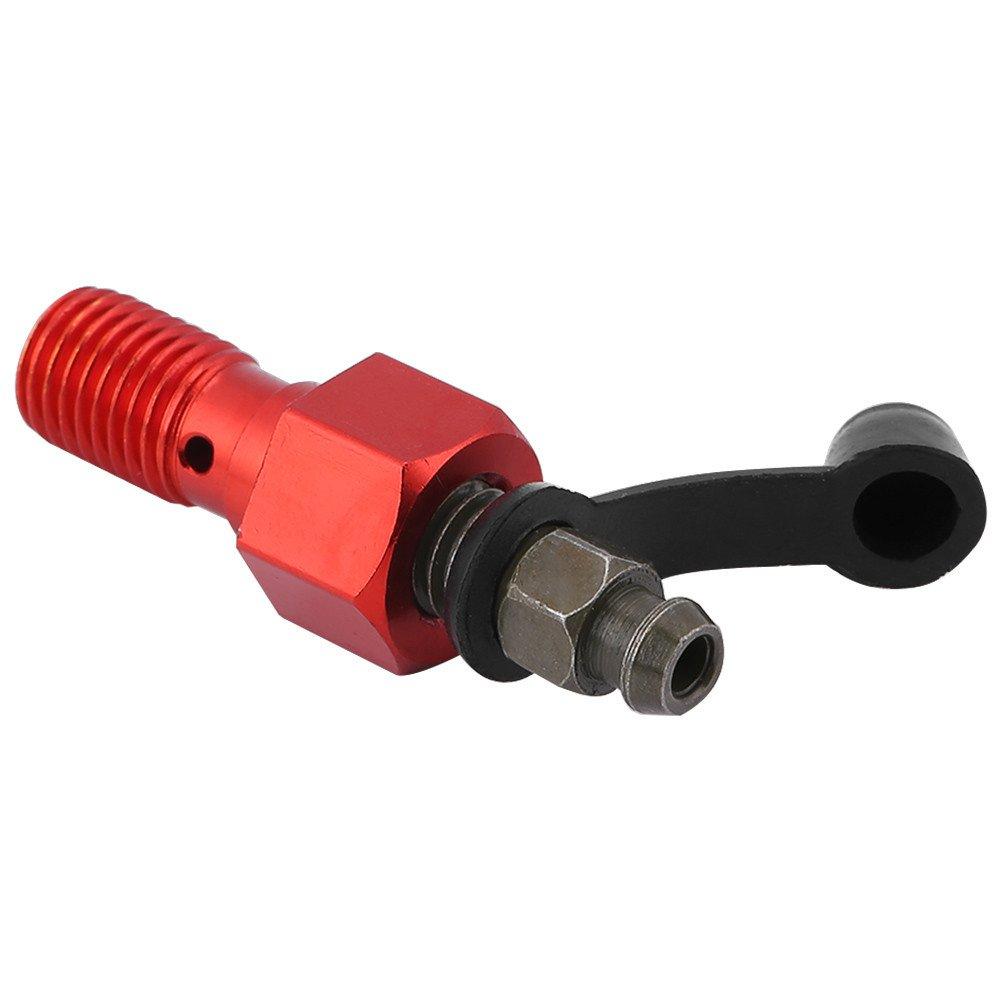 Banjo Bolt Nipple for Motorcycle, Motorcycle Banjo Bolt, Brake Master Bleed Screw, Aluminum Material,