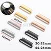 2 stuks Snelontgrendeling 20 mm tot 22 mm 22 mm tot 24 mm Milanese Nylon Horlogeband Roestvrij Staal Horlogeverbinding Metalen Adapter Accessoire