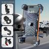 Anti-Shake, Anti-Fall Motorcycle Phone Holder with Shock Absorption for Riders