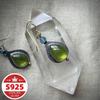 Sterling Silver Inlaid Green Stone Dangle Earrings, Vintage Jewelry for Women, Perfect Gift for Valentine's Day Mother's Day