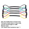 Elastic MMA Workout Band Anti-slip Foam Cover Eight Word Design Boxing Tension Rope for Training