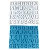 Semi-Stereoscopic Resin Keychain Molds DIY Alphabet Number Casting Mold Jewelry Craft Making Tools for Making Ornaments