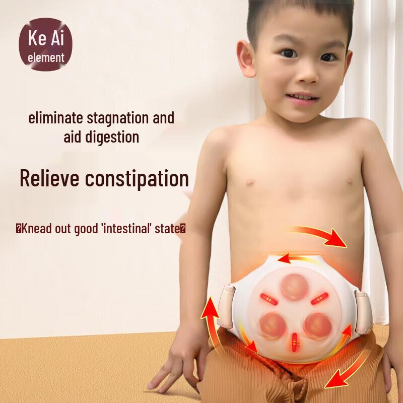 Ke Ai Yuan Su Mini Bianstone Abdominal Massager with Tangerine Essential Oil