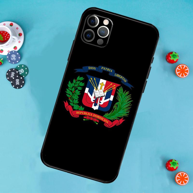Dominican Republic Flag Phone Case For iPhone 17 Air 14 16 15 11 12 13 Pro Max 12 13 Mini 15 16 Plus 16e Cover Funda