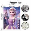 Disney Princess Elsa Pearl Painting Kit Handmade DIY Fairy Home Decoration Painting (78 characters)