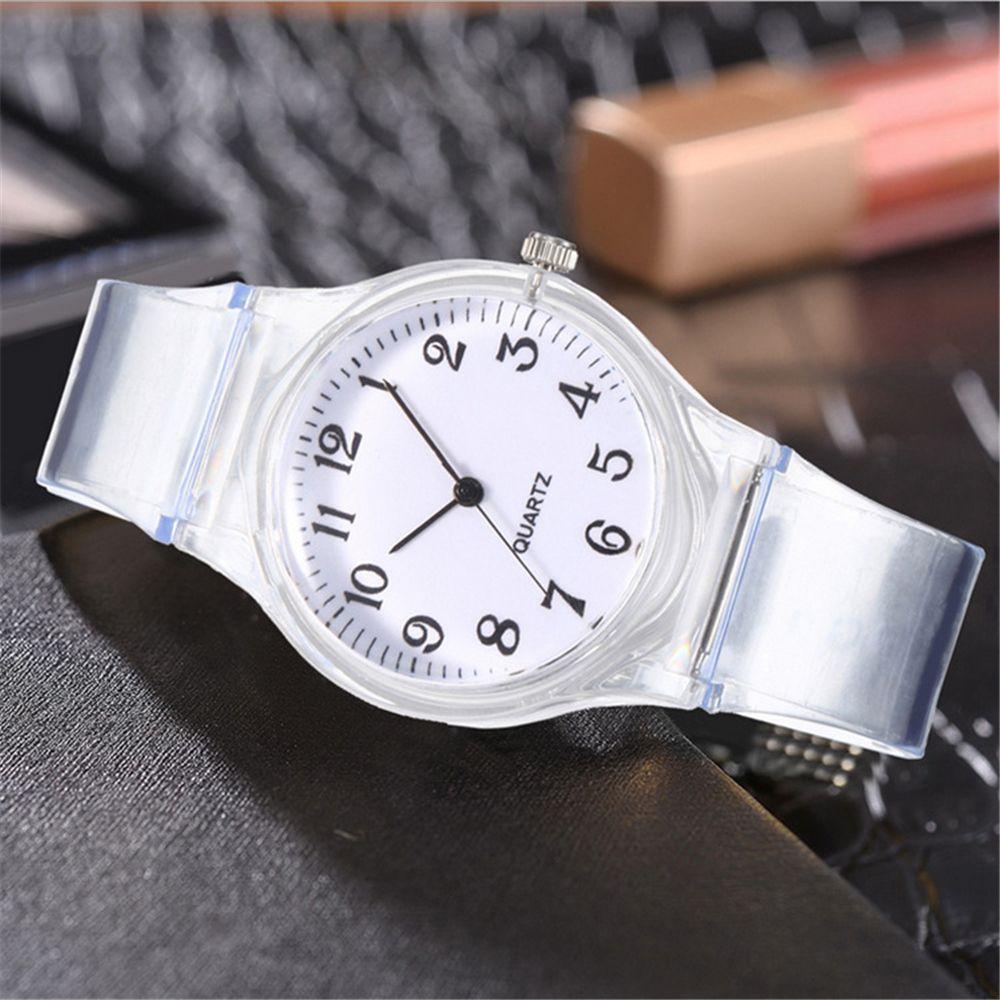 Practical Gifts Women Jelly Quartz Watch Silicone Wristwatch Candy Wrist Watch Student Clock