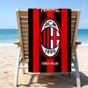1pc Football26 Beach Towel with Custom Name, Beach/Swimming/Bath/Picnic/Camping Towel, Suitable for Seaside Beaches