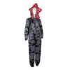 Erkek Kadın için Yetişkin Etçil Çiçek Tulum Pijama Noel Cosplay Tek Parça Kostüm Kapüşonlu Pijama Tulum