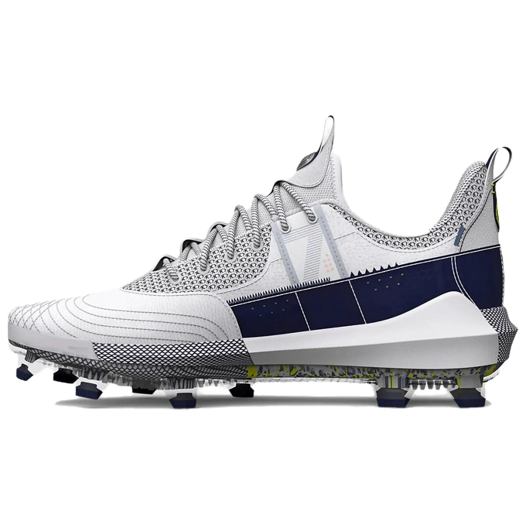 

Under Armour Harper 7 Low ST White Midnight Navy Men Sneakers Blue 3025582-401