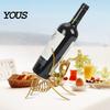 Ant Shaped Wine Holder Metal Rack, Freestanding Bottle Holder,Stable Retro Solid Stand Art Ornament Red Stand, for Home Kitchen Bar Decor Eye-catching
