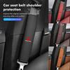 Car Safety Belt Cover Adjustable Shoulder Strap Protector Pad For Mitsubishi Outlander Lancer L200 ASX Pajero Grandis Eclipse