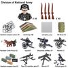 24 ks/šarže Postavičky vojáků WW2 Stavebnice vojáků WW2 Stavebnice postaviček vojáků Dětské sváteční dárkové hračky