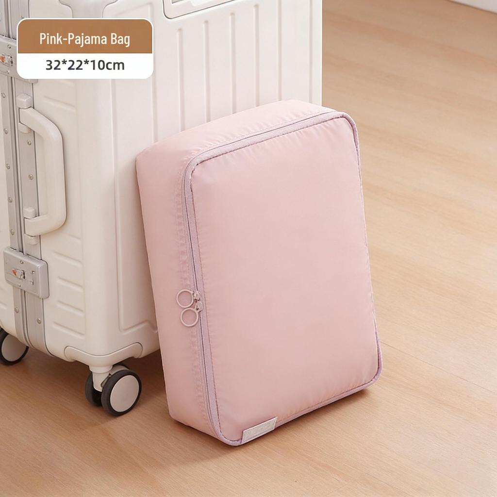 Portable Travel Compression Packing Set: Suitcase Bags for Underwear & Clothes