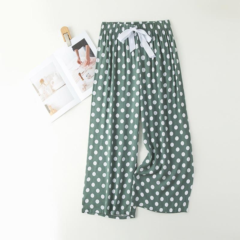 VEZFAA Moda damă ocazional cu imprimeu cu model de flori Pantaloni cu talie înaltă Pantaloni și capris