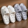 Unisex's Slipper Summer Bathroom Shower Slipper for Couples, Lightweight Comfortable Simple Style Breathable Home Slipper