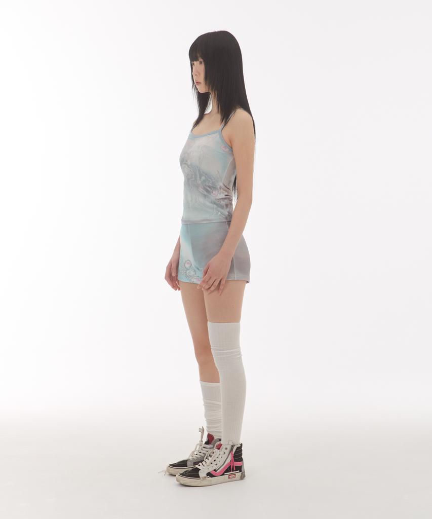 Myullib Graphic Micro Pants/Skyblue