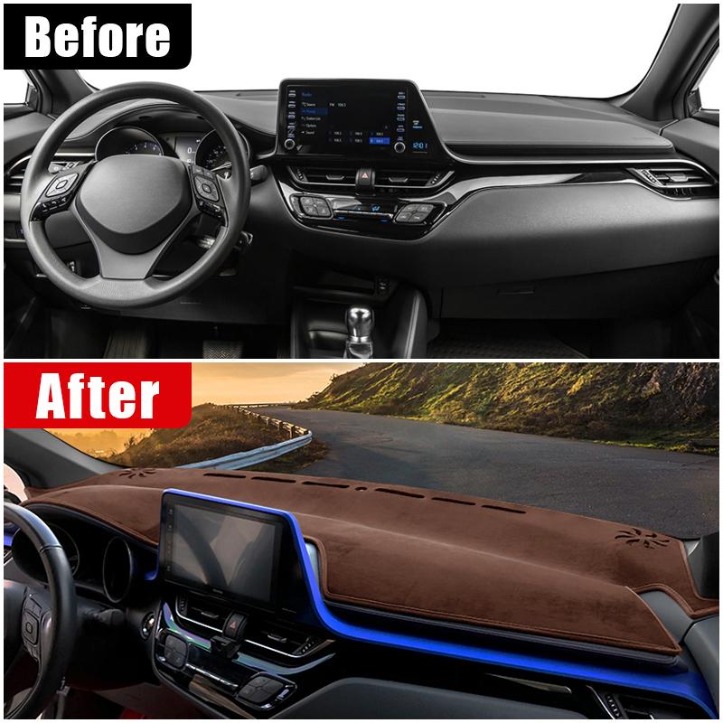 For Toyota C-HR CHR C HR 2016 2017 2018      Car Dashboard Cover Avoid Light Mat Non-Slip Pad Accessories