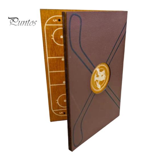 Party Hockey Game Ice Dice for 2 Players, Fast-Paced Tabletop Strategy Folding Game, Portable Travel Board Hockeys Fans, Adults