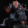 New Ichigo Kurosaki 1/6 Scale Orange Hair Hollow Mask Cartoon Character Collection Statue Desktop Decoration Gift.