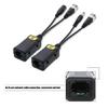 CCTV Video Balun Adapter Set with BNC Connector, RJ45 Port DC5.5X2.1Mm Power Cable for Analog Surveillances Layouts